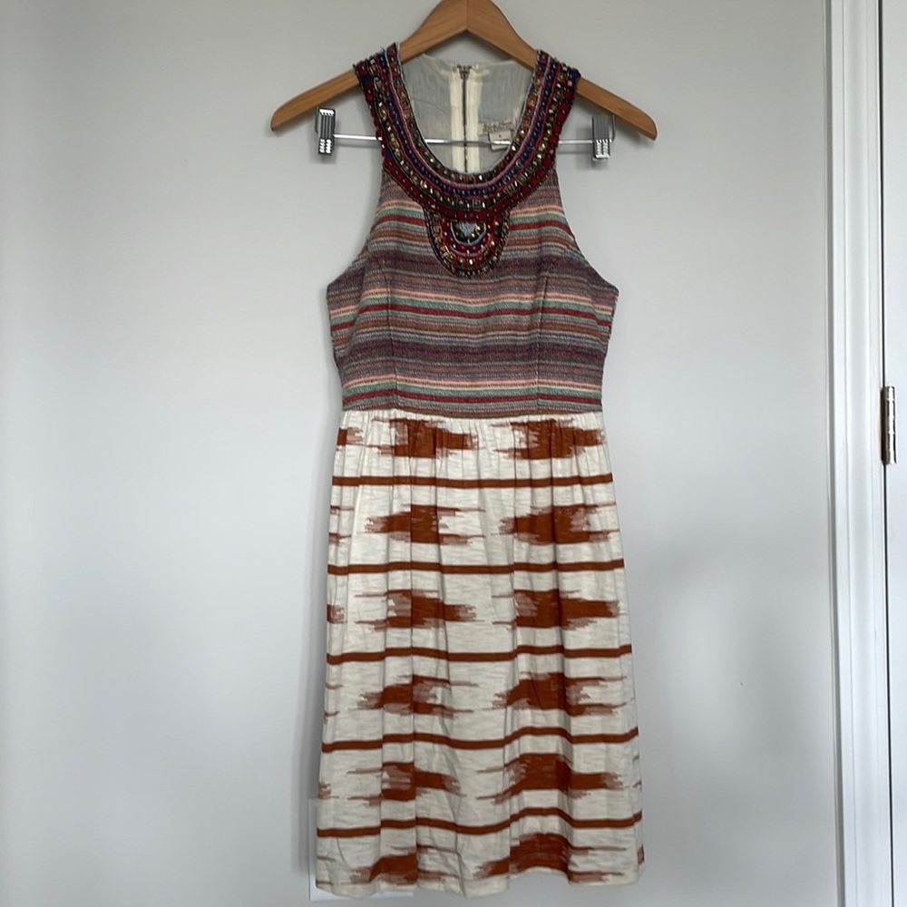 Lucky Brand Beaded Dress Sz S EUC